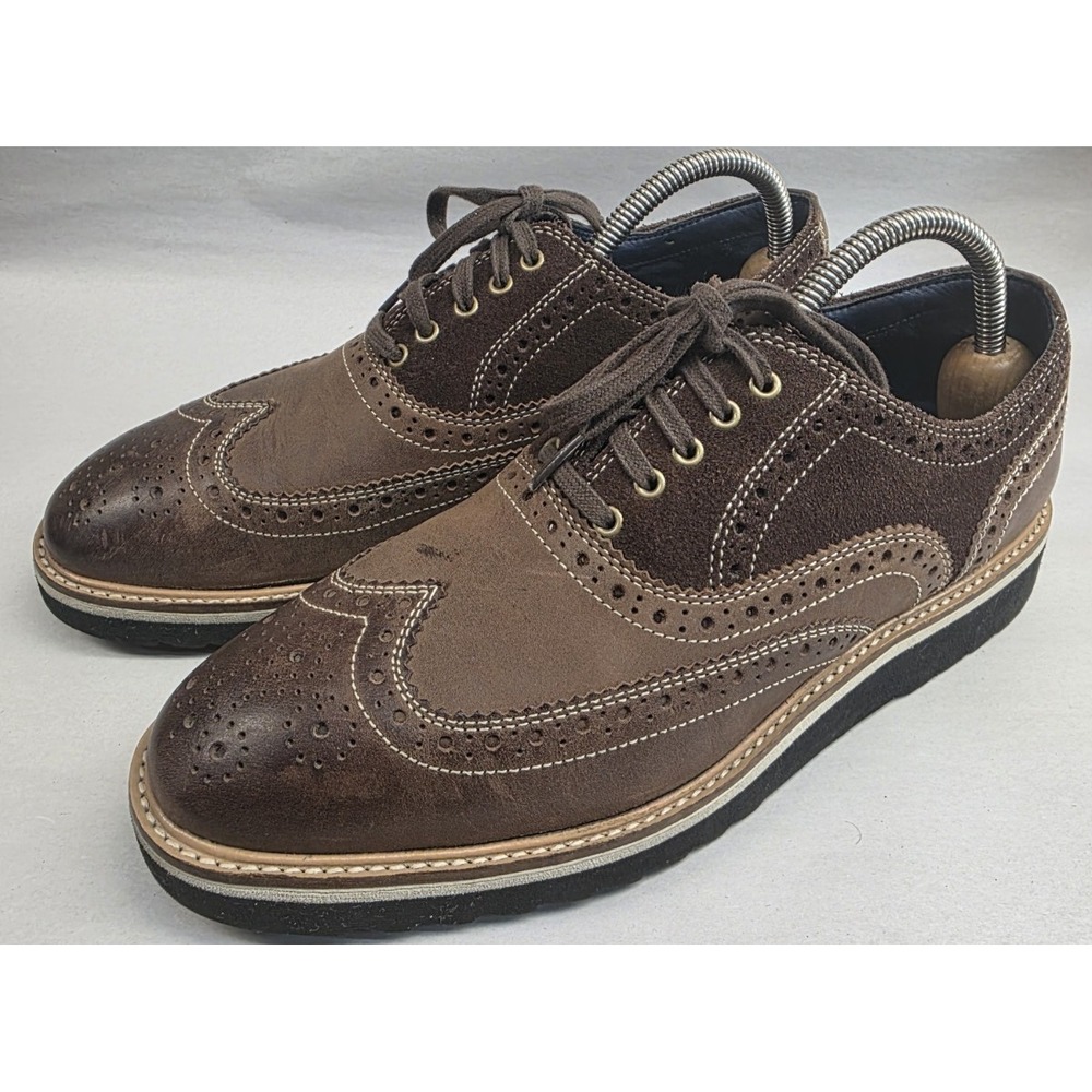 Cole Haan (Sz 8 M ) Men's Wingtip Oxford Brown Shoes Men's Nikeair C10817